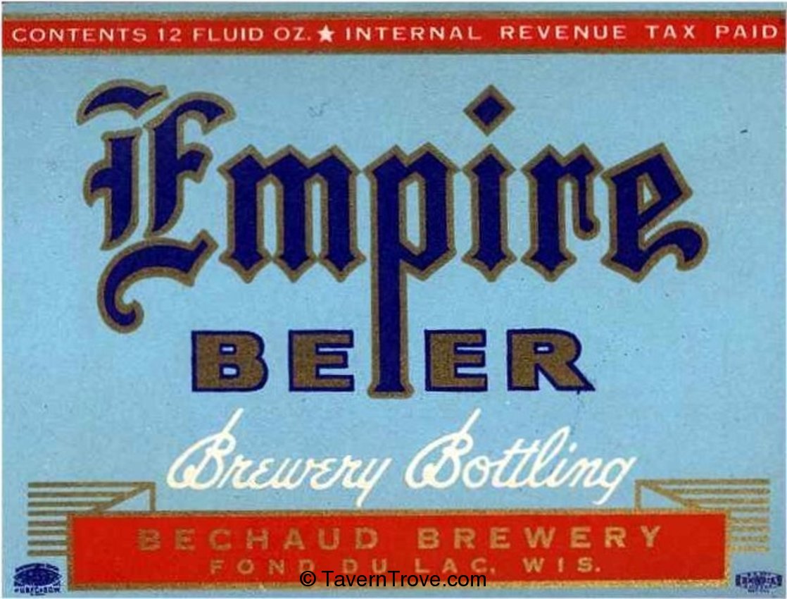 Item 49711 1936 Empire Beer Label WI