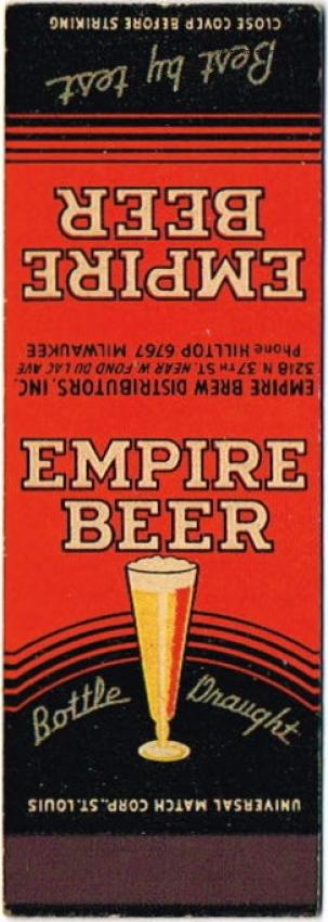 Empire Pilsener Beer