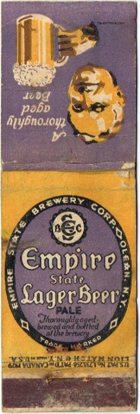 Empire State Lager Beer Dupe