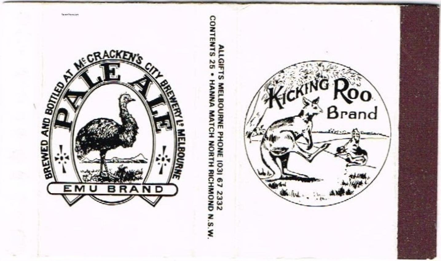 Emu Pale Ale/Kicking Roo Beer