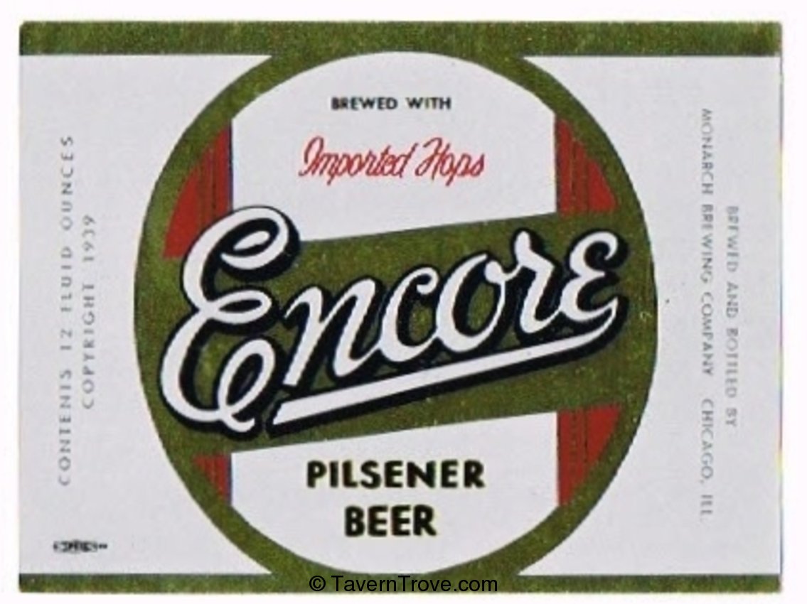 Encore Pilsener  Beer