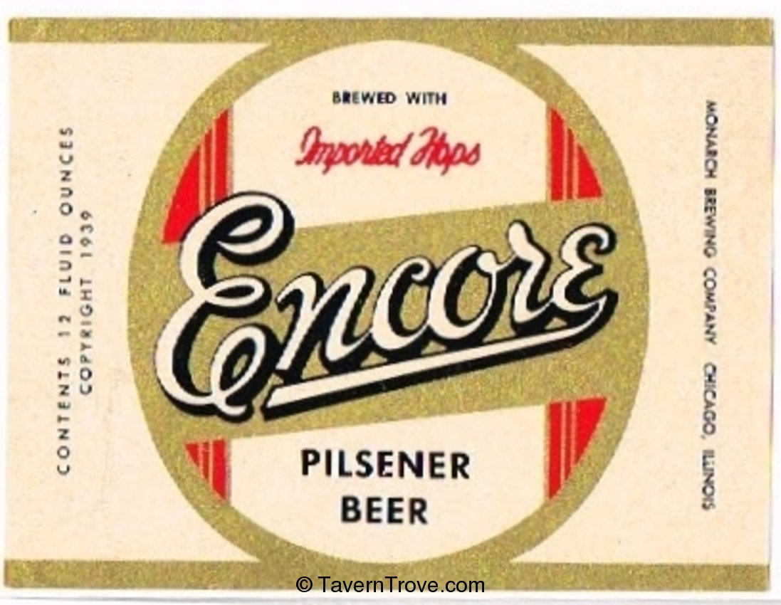 Encore Pilsener  Beer