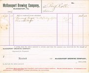 Ending Payroll Sheet Sept 22, 1899