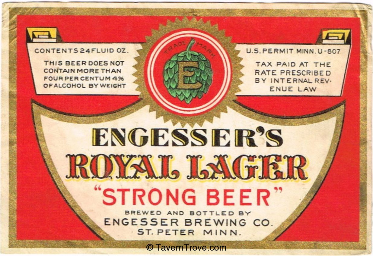 Engesser's Royal Lager Beer