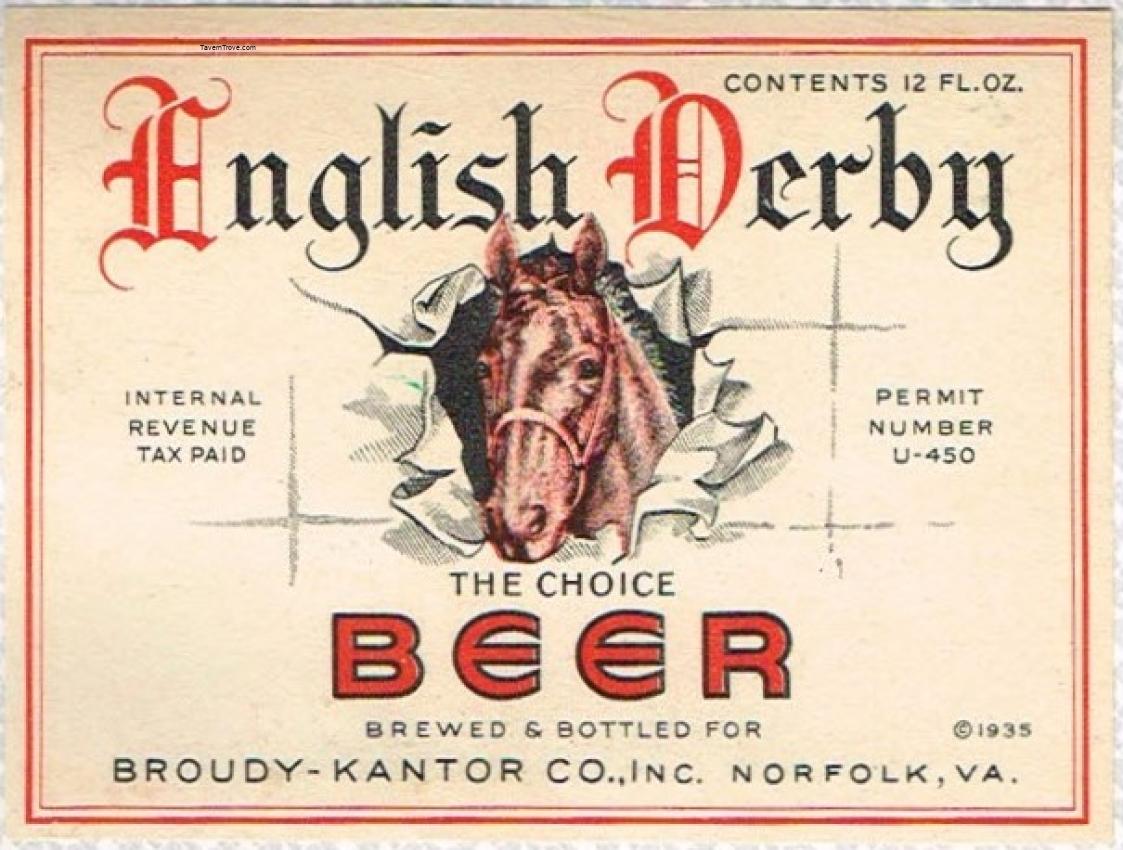 English Derby Beer