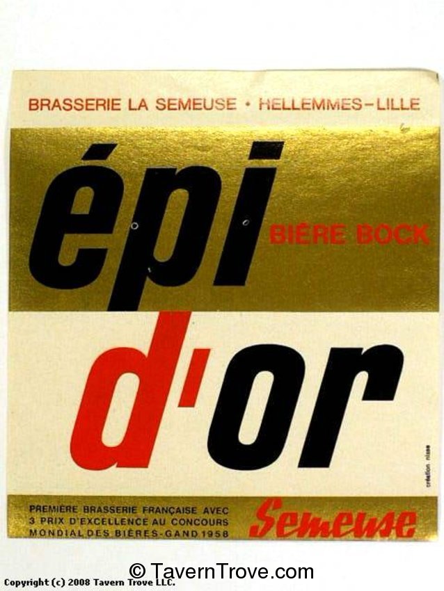 Epi d'Or Bière Bock