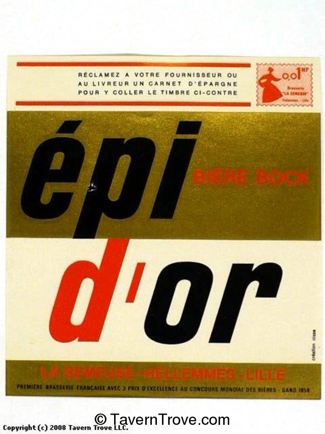 Epi d'Or Bière Bock