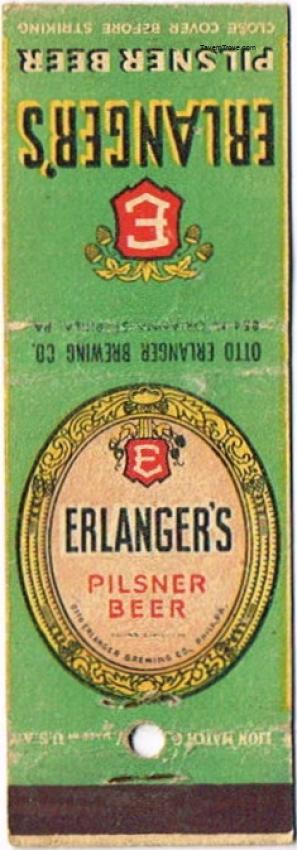 Erlanger's Pilsener Beer/Perone Beer