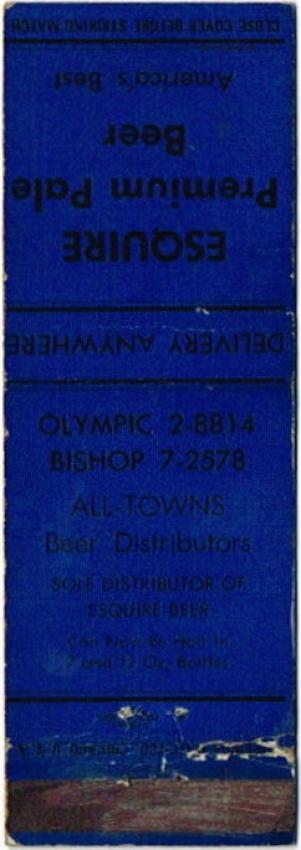 Esquire Premium Pale Beer