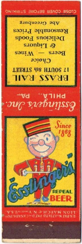 Esslinger's Repeal Beer