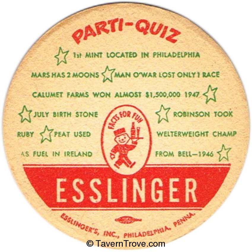 Esslinger Parti-Quiz Beer