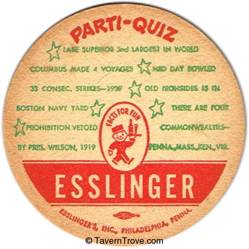 Esslinger Parti-Quiz Beer