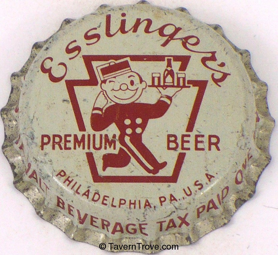 Esslinger's Premium Beer ~PA Tax