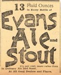 Evans' Ale and Stout