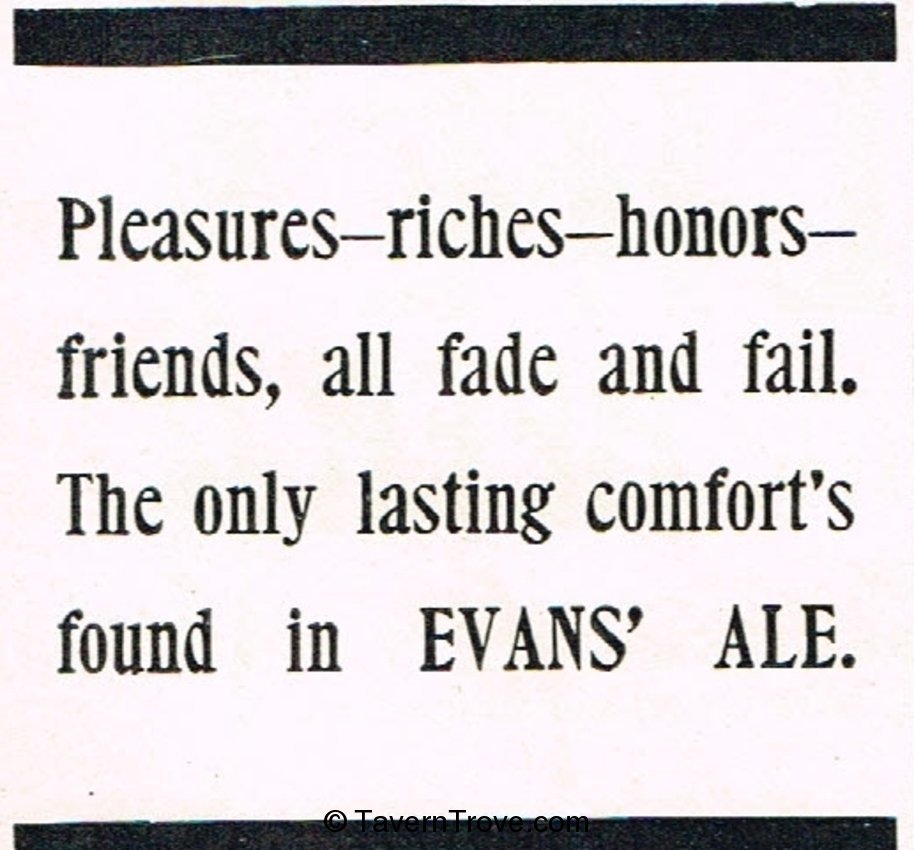 Evans' Ale