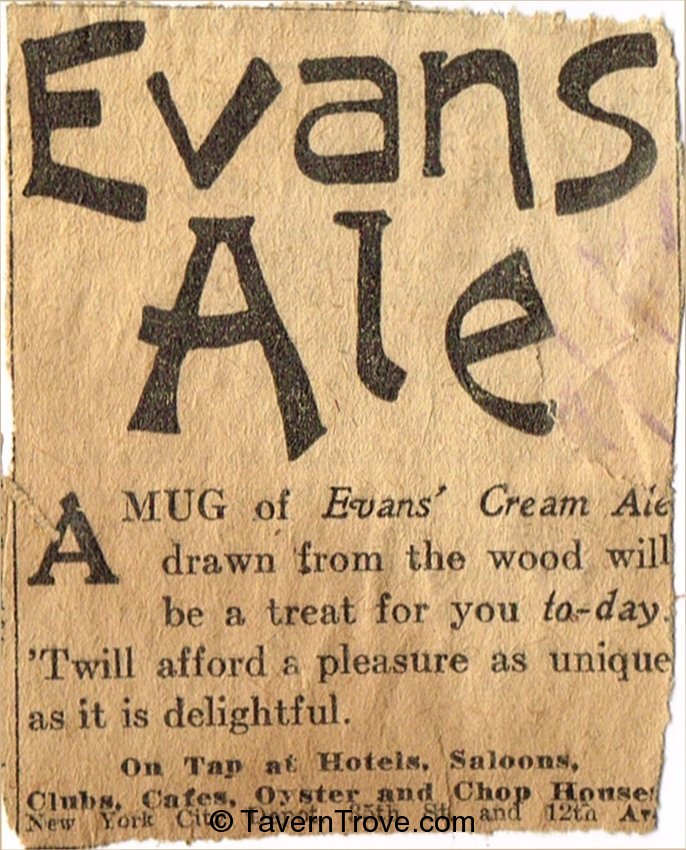 Evans' Ale