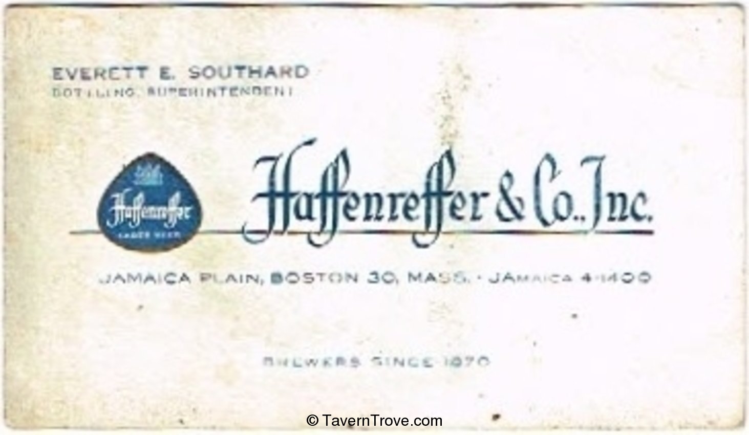 Haffenreffer & Co. Everett E. Southard