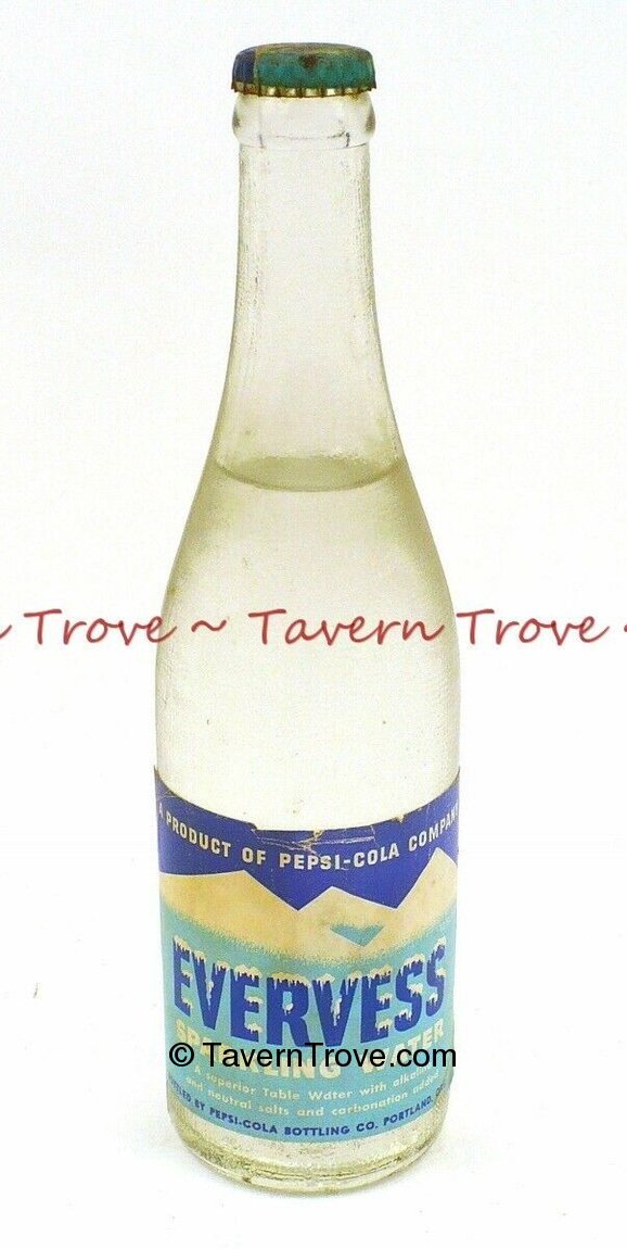 Item #97171 1920 Evervess Soda (Pepsi) FULL Portland Oregon Bottle