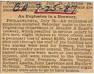 Explosion At A Brewery