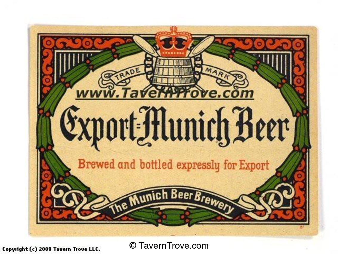 Export Munich Beer