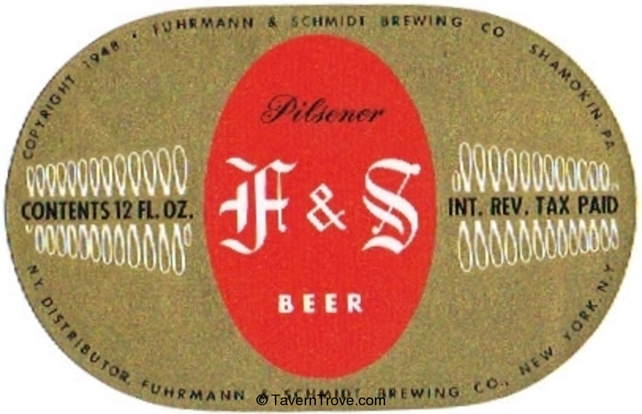F & S Pilsener Beer 