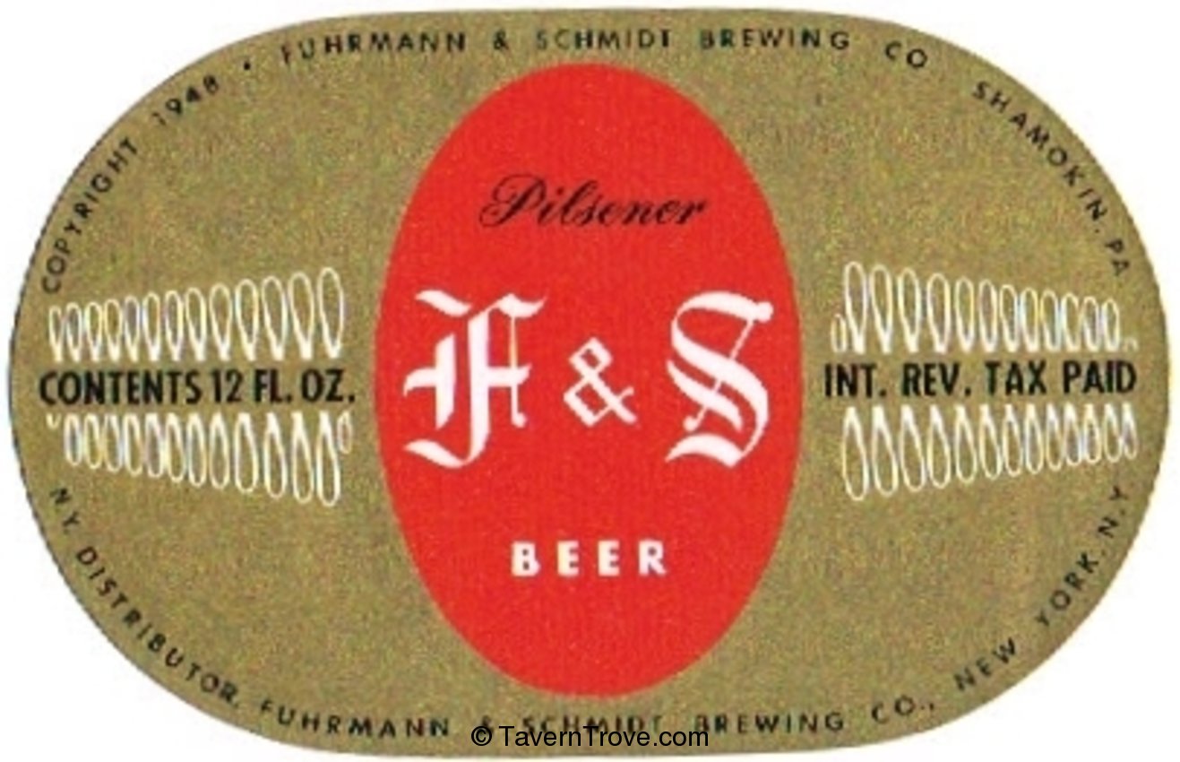 F & S Pilsener Beer