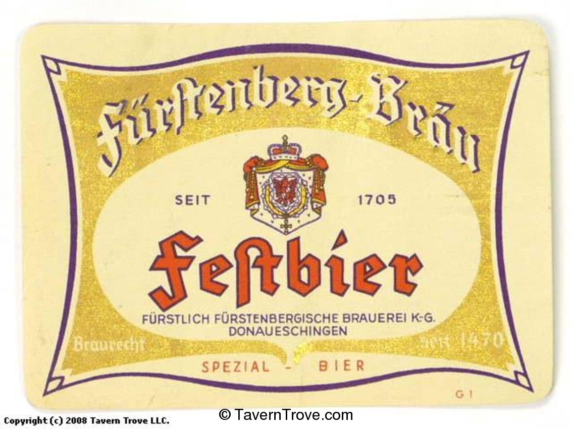 Fϋrstenberg Bräu Festbier