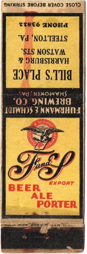 F & S Export Beer/Ale/Porter