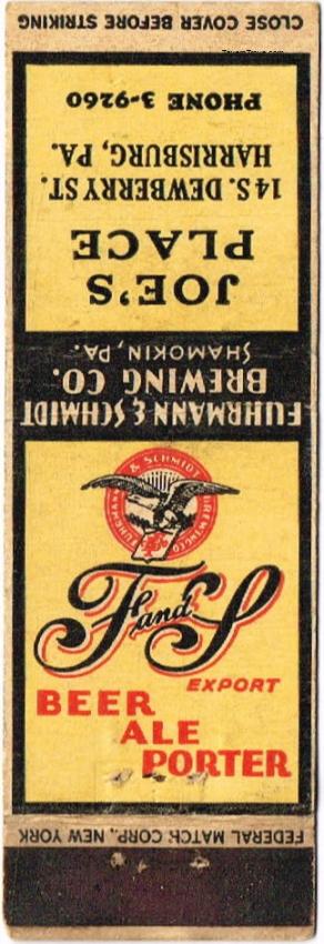 F & S Export Beer/Ale/Porter