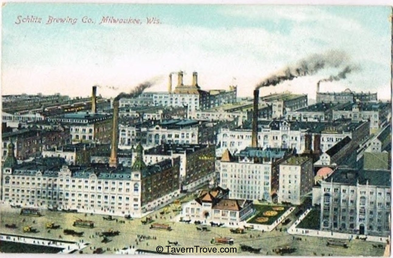 Schlitz Brewery Factory Scene 22-window building