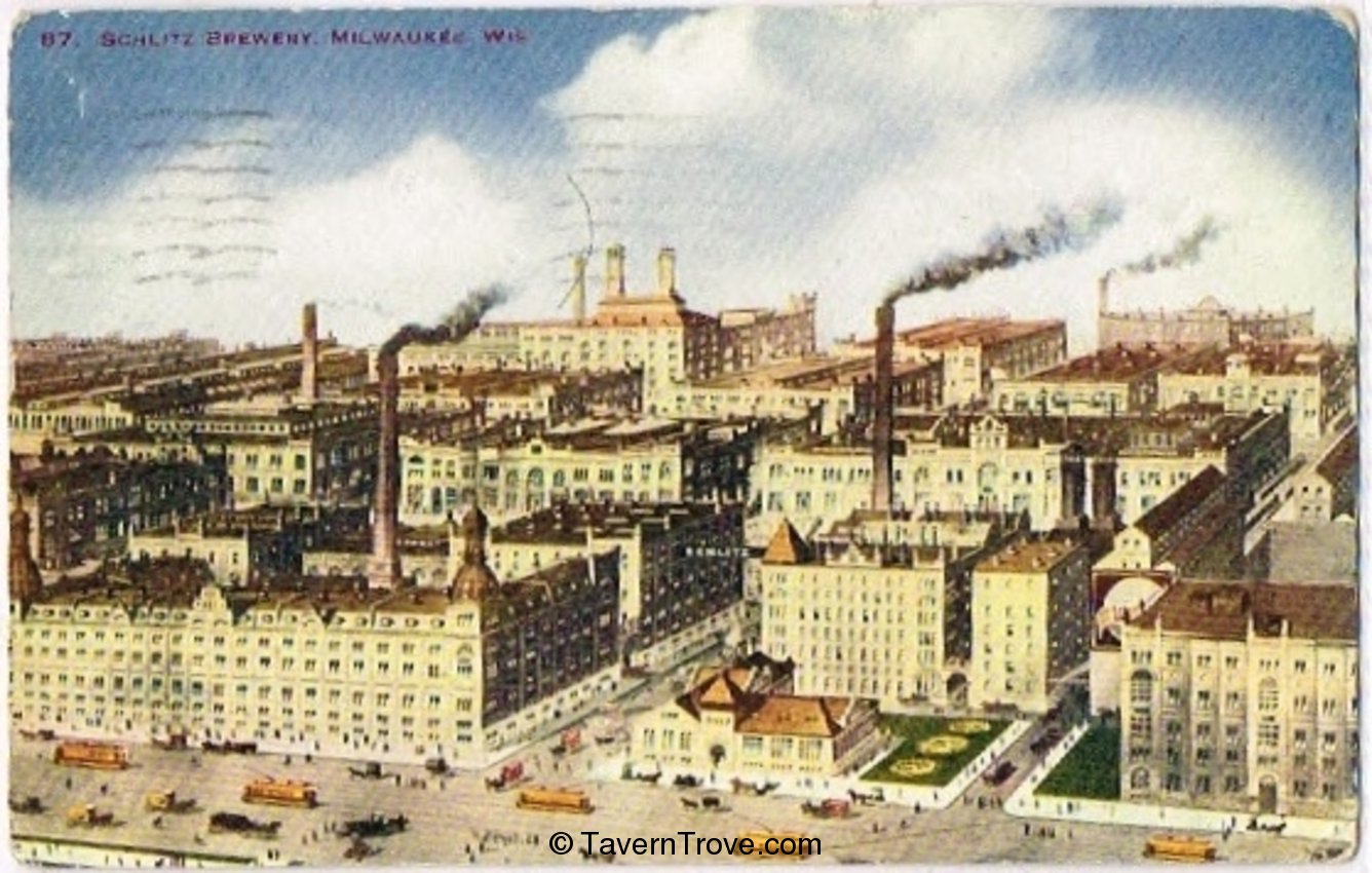 Schlitz Brewery Factory Scene