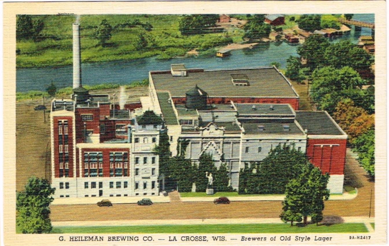 G. Heileman Brewery Factory Scene From Above