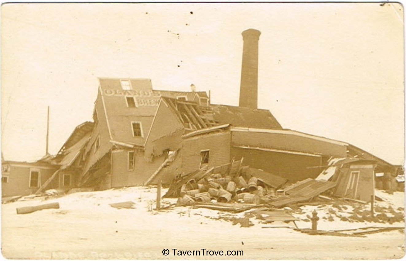 Oland's Brewery Ruins Factory Scene after the Halifax Explosion