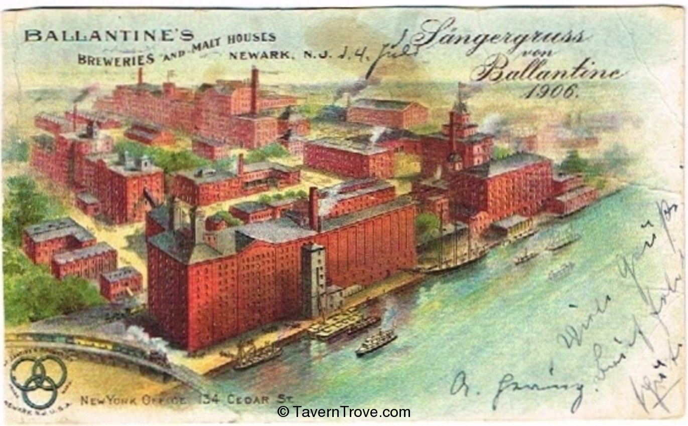 P. Ballantine & Sons Brewery Factory Scene