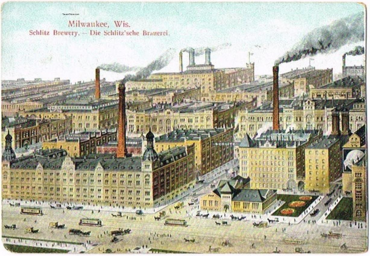 Schlitz Brewery Factory Scene