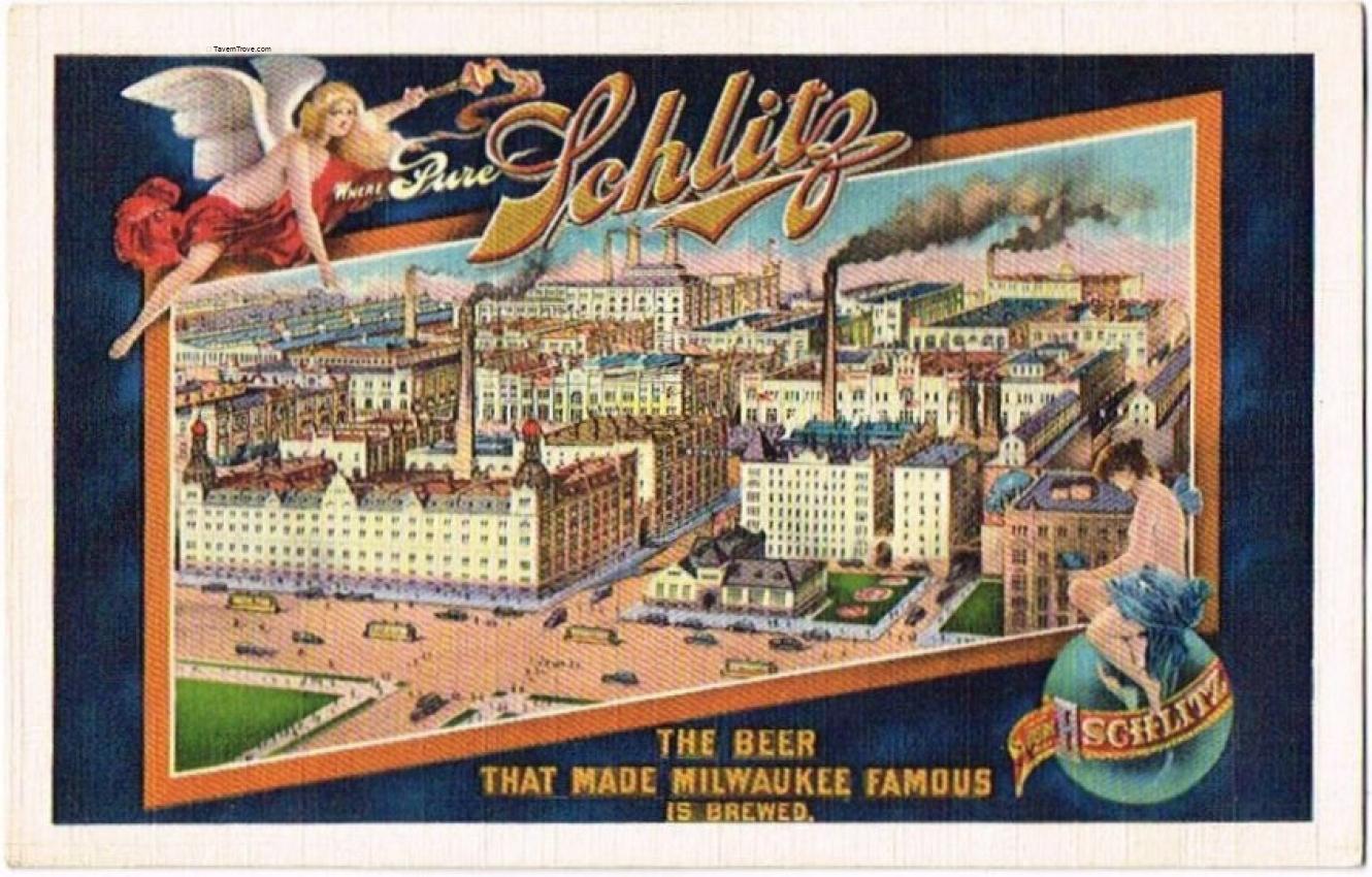 Schlitz Brewery Factory Scene