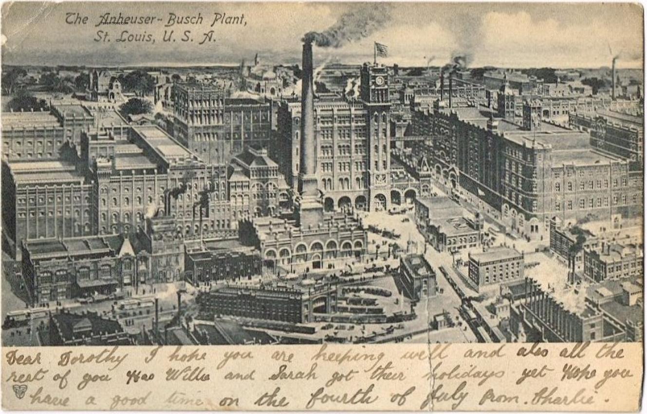Anheuser-Busch Brewery Factory View