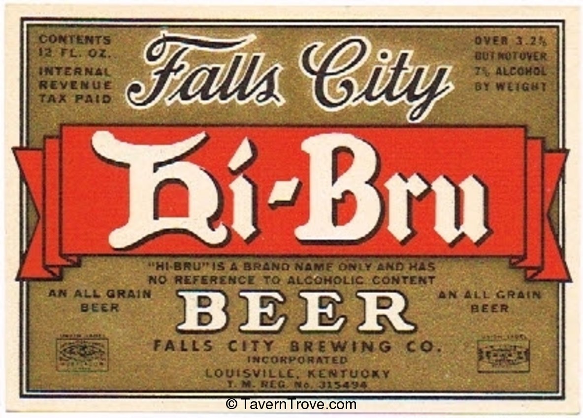 Falls City Hi-Bru Beer
