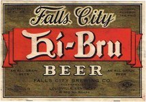 Falls City Hi-Bru Beer