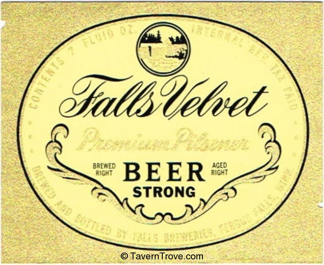 Falls Velvet Premium Pilsener Beer