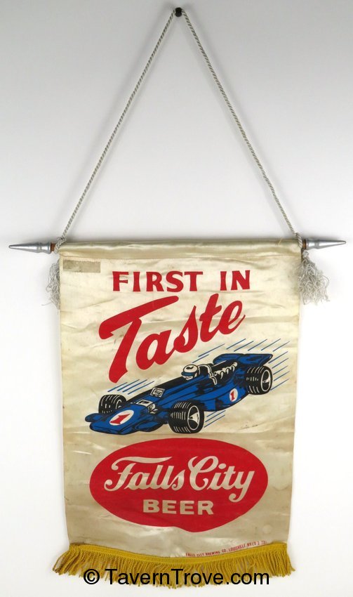 Falls City Beer Indy Car Flag/Banner Sign
