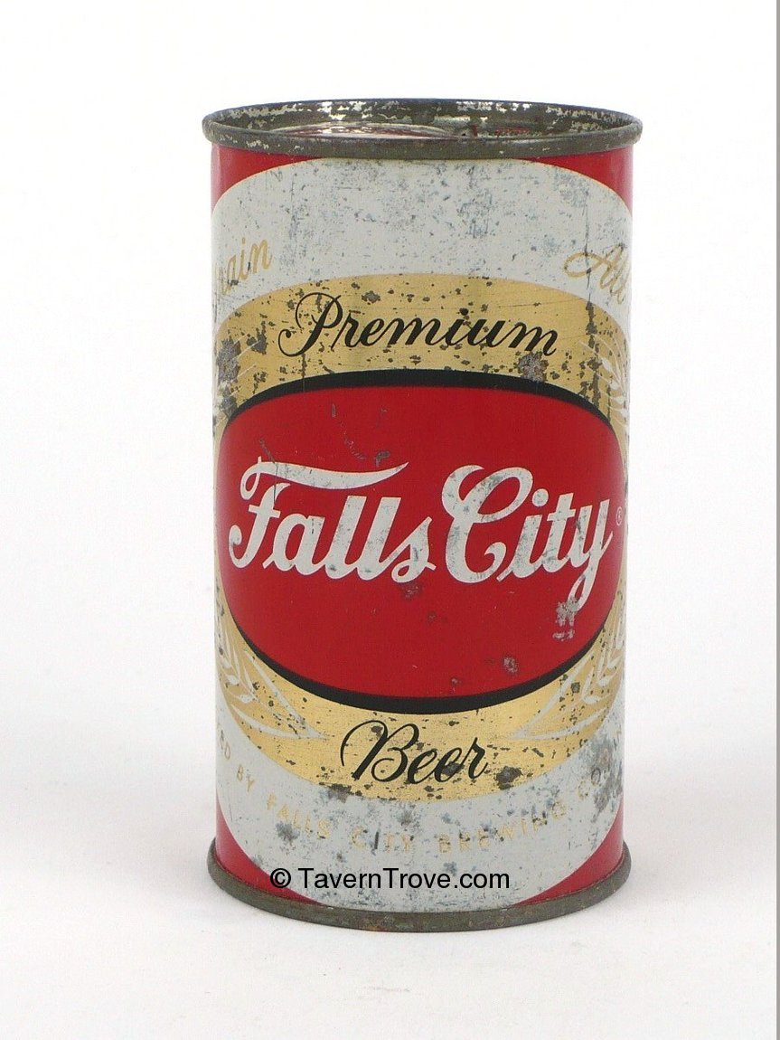 Item 93218 1960 Falls City Premium Beer Flat Top Can 6130v.1 Unpictured
