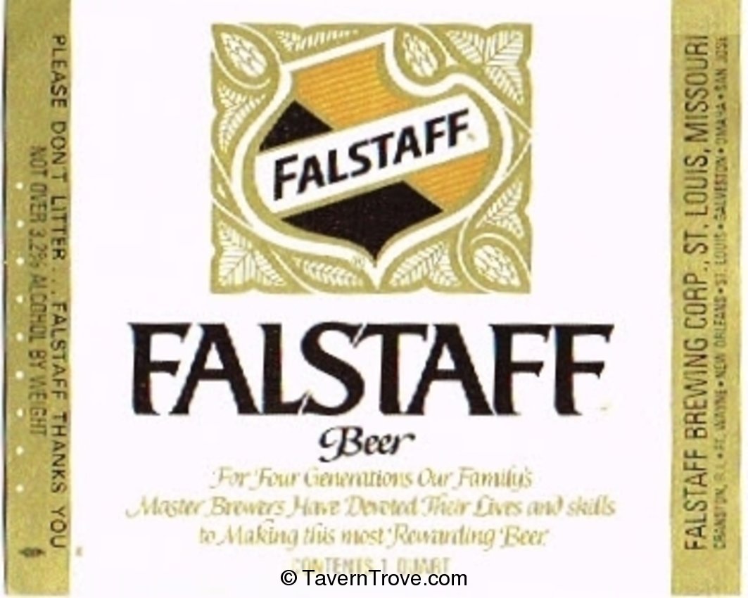 Falstaff Beer 