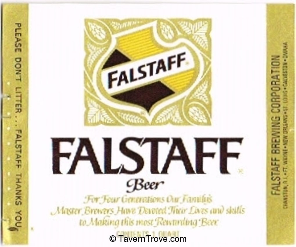 Falstaff Beer 