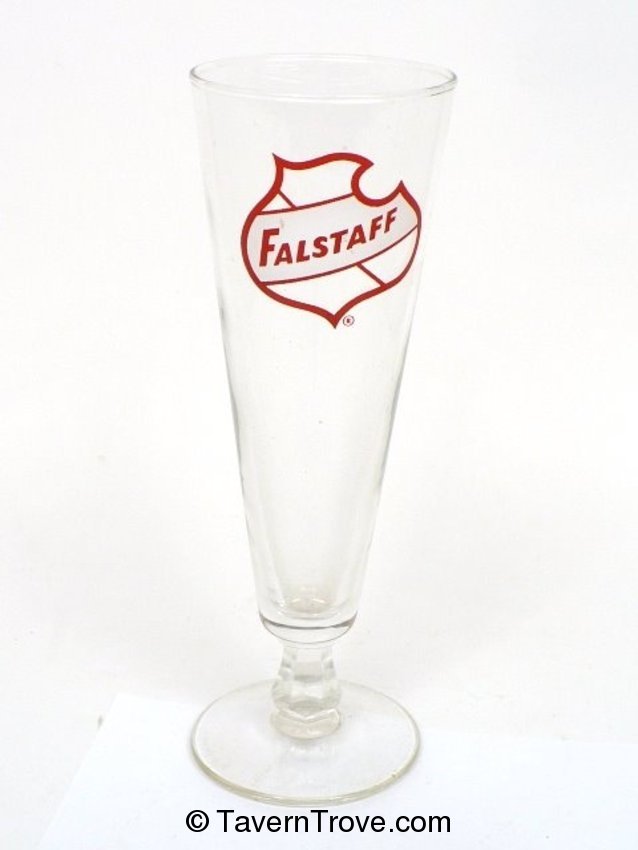 1943 Stemmed ACL Drinking Glasses Falstaff Beer Tavern Trove