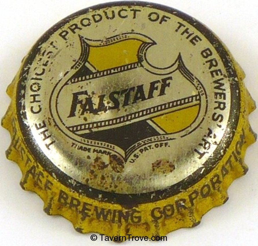 Falstaff Beer (metallic gold & silver)
