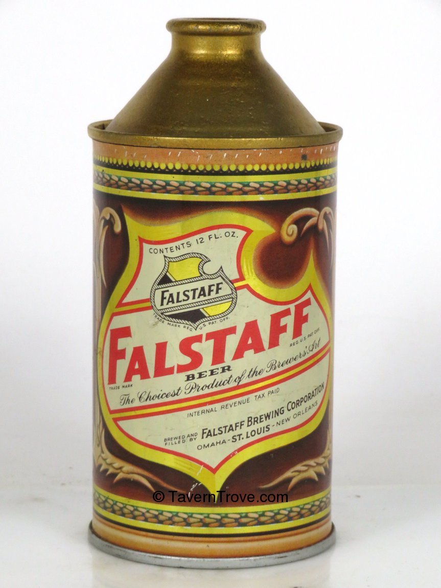 Item 81134 1946 Falstaff Beer Cone Top Can Unpictured.