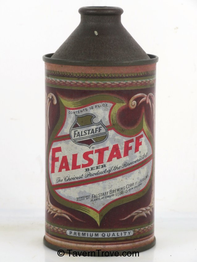 Item 98165 1950 Falstaff Beer Cone Top Can 16129