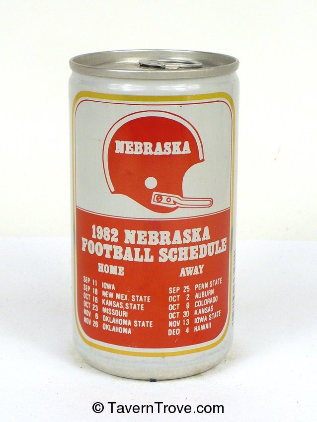 Falstaff Beer (1982 Nebraska Schedule)