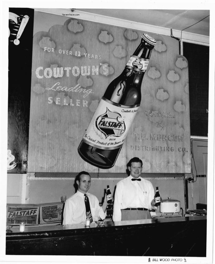 Falstaff Beer Display at Trade Show T. E. Mercer Fort Worth Texas